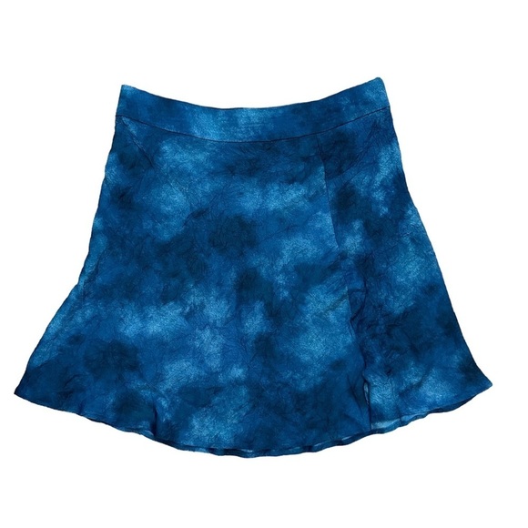 Free People Martine Flirt Tie-Dye Skirt Navy Blue Combo Size 12 - Picture 5 of 10